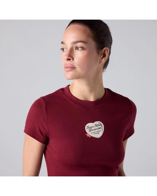 Levi's Red Graphic Essential Baby Tee