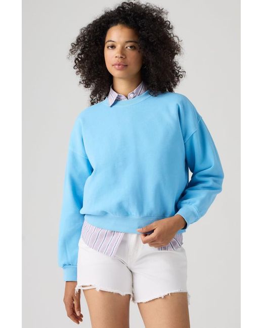 Levi's Blue Vintage Boxy Sweatshirt