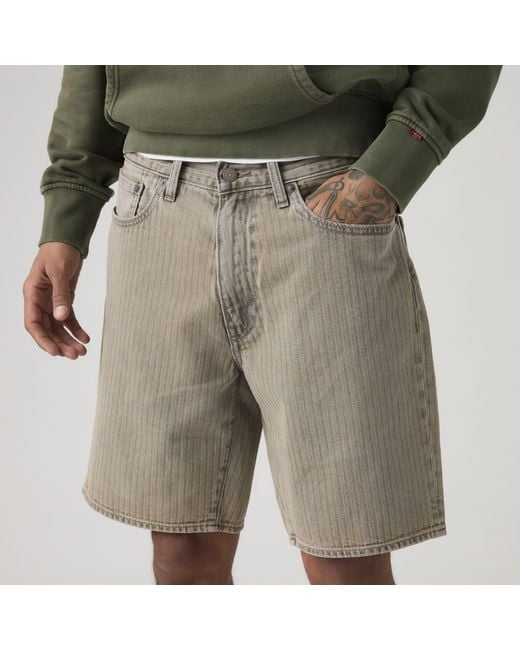 Levi's Green 468 Loose Shorts for men