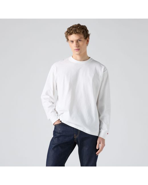 Camiseta De Manga Larga Authentic Levi's de hombre de color White
