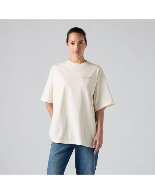 Graphic Short Stack Tee Levi's de color Natural