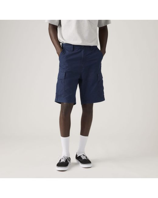 Levi's Blue Carrier Cargo Shorts for men