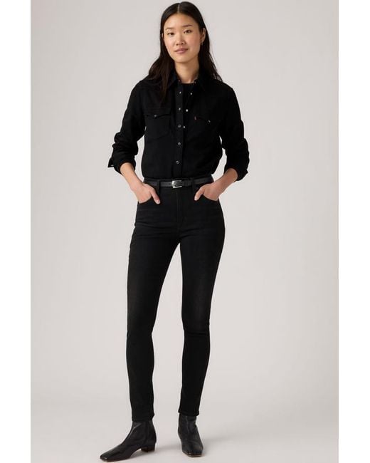 Levi's Black 721 High Rise Skinny Jeans
