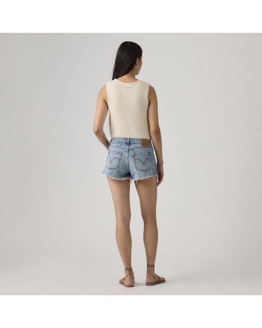 Levi's Low Short in het Blue