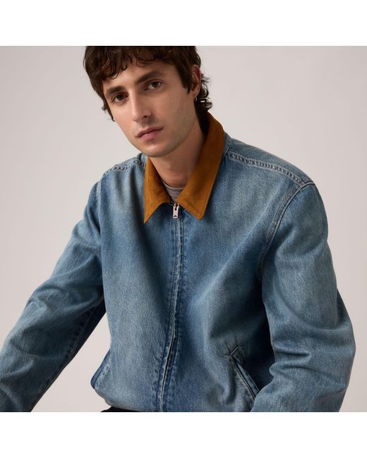 Levi's Gray Mechanics Full Zip Jacket for men