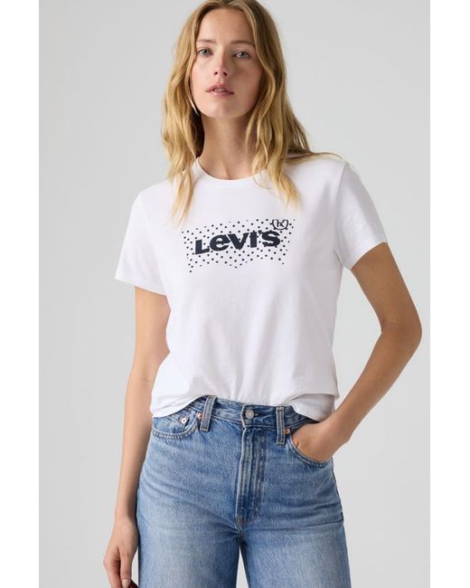 Perfect Tee Levi's de color White