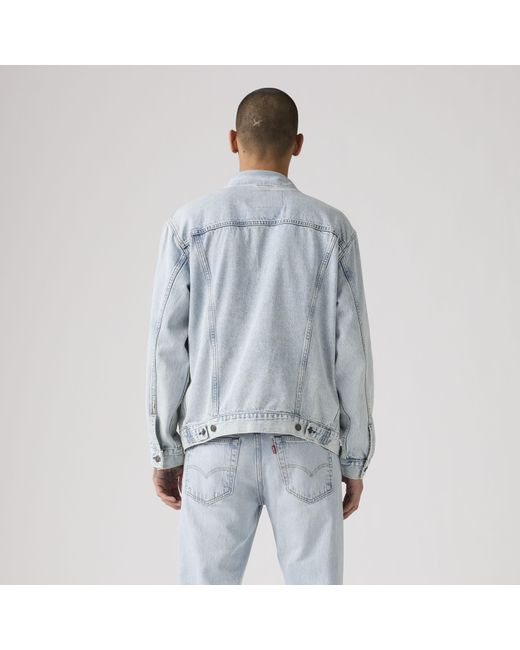 Levi's Relaxed Trucker Jacket in het Blue voor heren