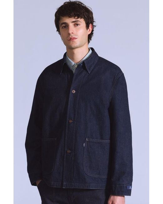 Levi's Naval Sack Coat Jas in het Blue voor heren