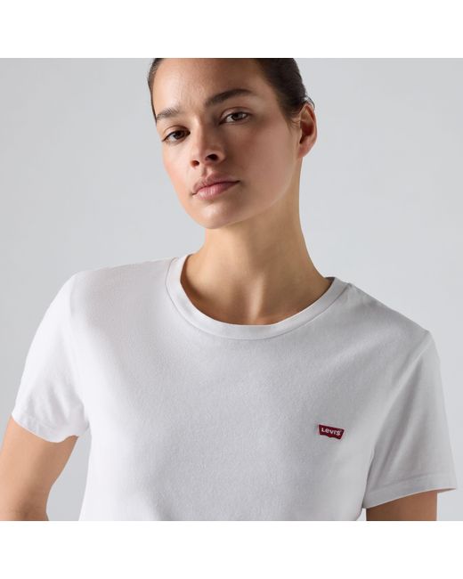 Levi's The Perfect T Shirt in het White