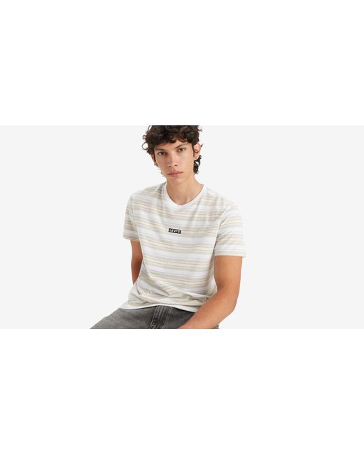 Levi's Black Relaxed Baby Tab Tee for men