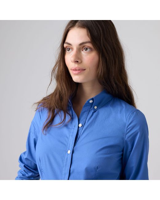 Levi's Blue Slim Poplin Shirt
