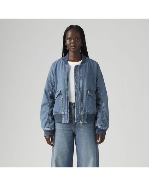 Levi's Andy Tech Lightweight Jack in het Blue