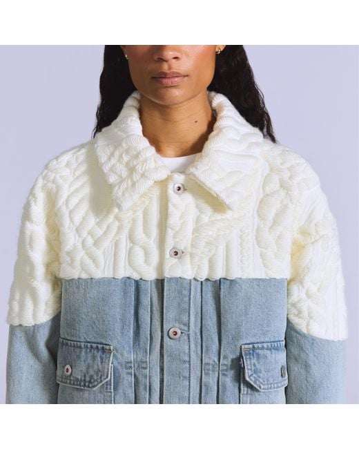Levi's Aran Trucker Jacket in het Blue