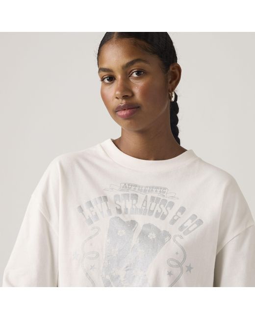 Levi's Natural Graphic Short Stack Tee