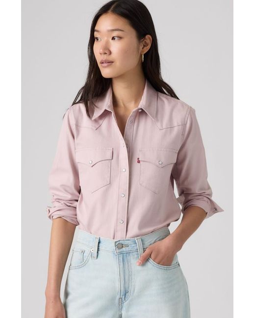 Levi's Pink Ultimate Western Shirt