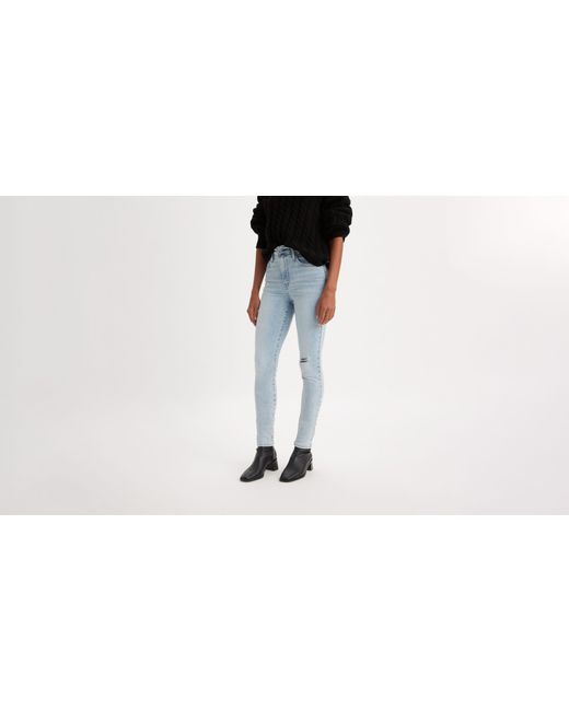 Levi's Black 720tm High Rise Super Skinny Jeans