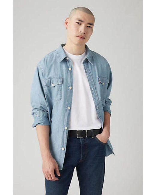 Cintura Flat Keeper di Levi's in Blue da Uomo