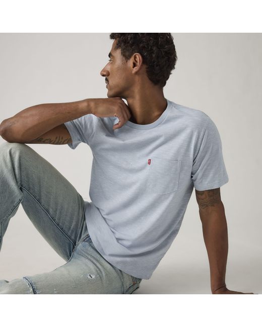 Levi's Blue Classic Pocket Tee for men