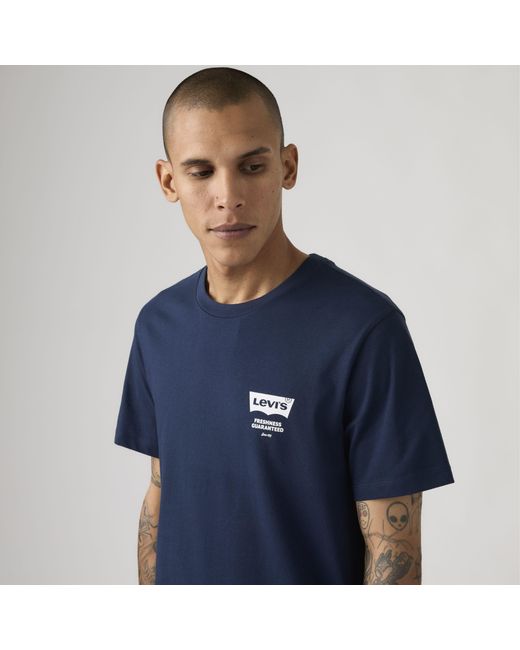 Levi's Blue Classic Graphic Tee for men