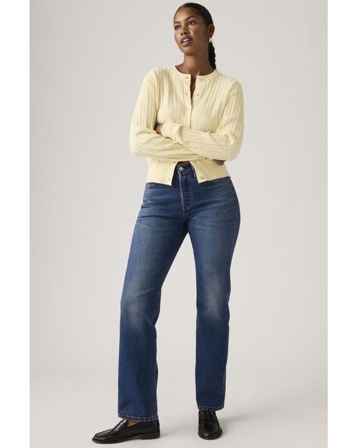 Levi's Blue 501 Curve Lightweight Jeans