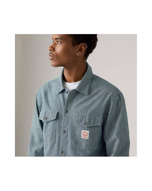 Camicia Da Lavoro A Maniche Lunghe di Levi's in Blue da Uomo