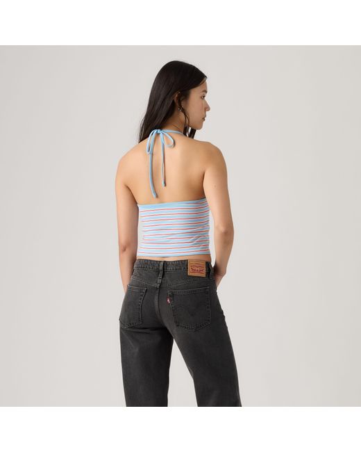 Levi's Ella Haltertop in het White