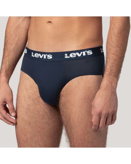 Levi's Blue Repeat Logo Brief 2 Pack for men