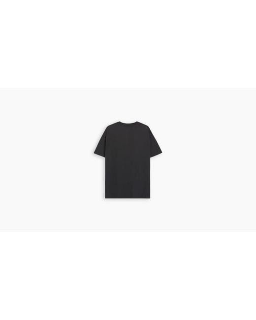 T shirt con stampa vintage fit di Levi's in Black da Uomo