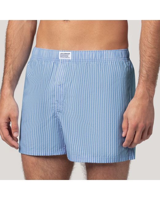 Levi's Blue Woven Boxer 2 Pack for men