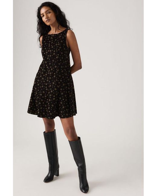 Levi's Black Colette Mini Corduroy Dress
