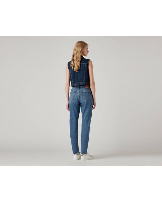 Jean Estrecho 501 Levi's de color Black