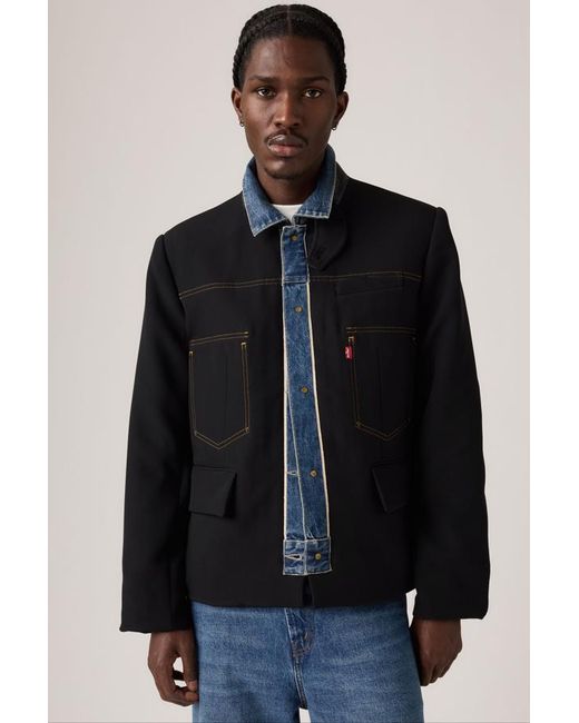 Levi's Blue X Sacai Denim X Metelasse Twill Reversible Blouson for men
