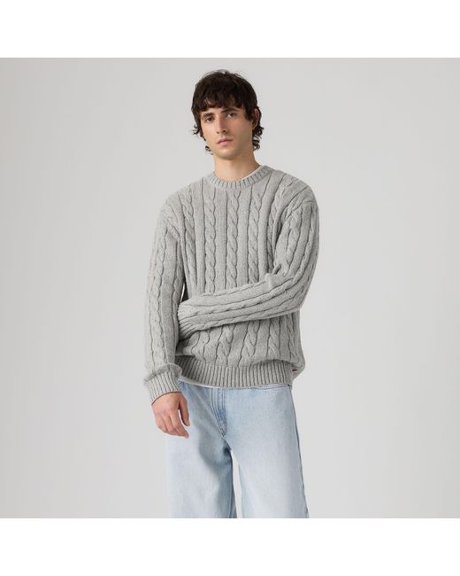 Levi's Laurel Crew Sweater in het Gray voor heren