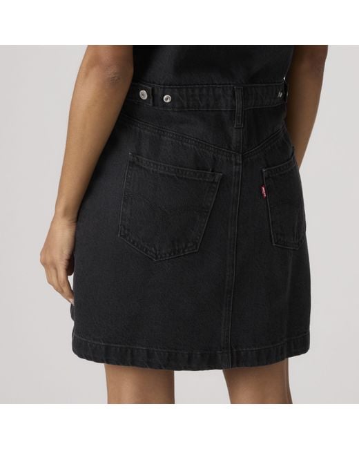 Levi's Black Short Sleeve Logan Western Dress