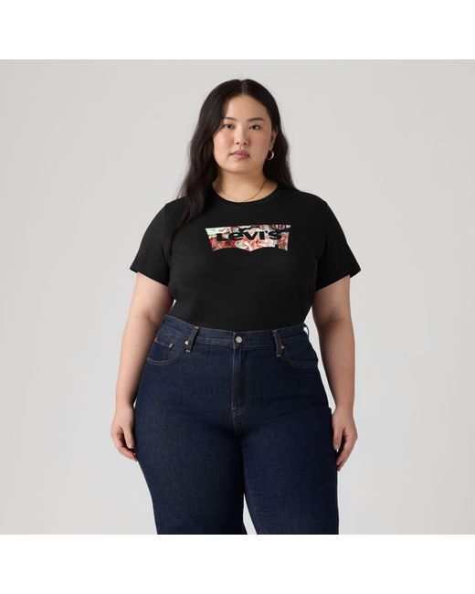 Perfect Tee (Plus Size) Levi's de color Black