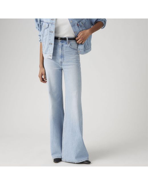 Levi's Blue Ribcage Bell Jeans