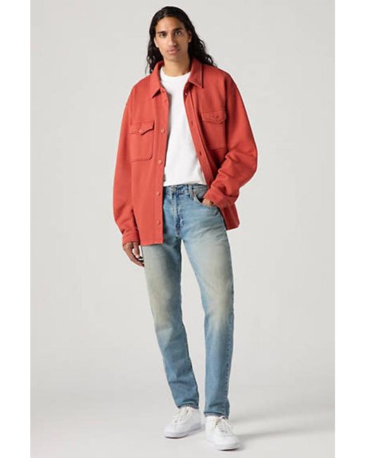 Levi's Red 512 Slim Taper Lightweight Linen+ Denim Jeans for men