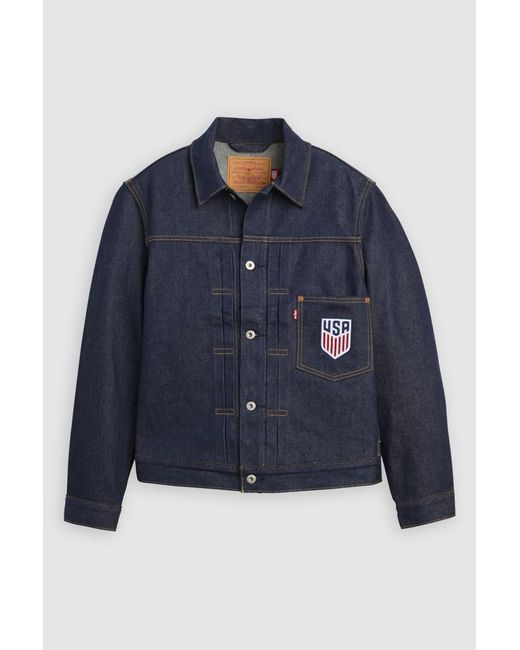 Levi's Blue U. S. Soccer Type I Jacket for men