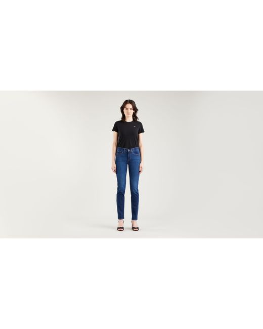 shaping straight jeans