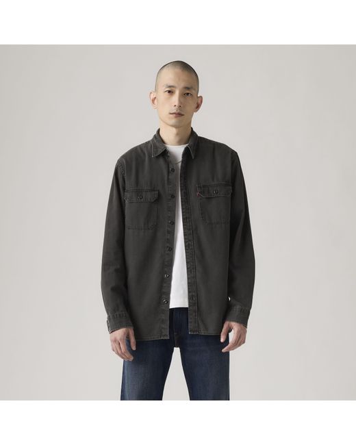 Levi's Jackson Worker Overshirt in het Black voor heren