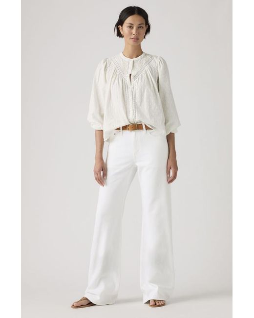Levi's Loose Boot Jeans in het White