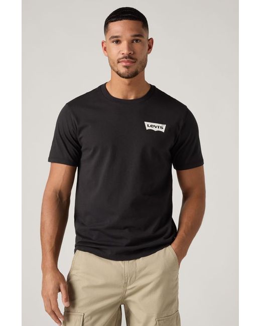 Levi's Black Classic Graphic T Shirt for men