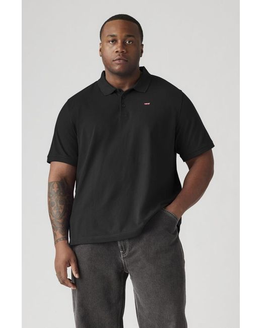 Levi's Black Housemark Polo (Big & Tall) for men