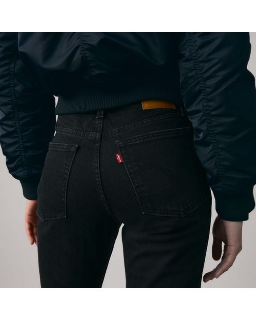 Levi's Black Wedgie Slim Jeans