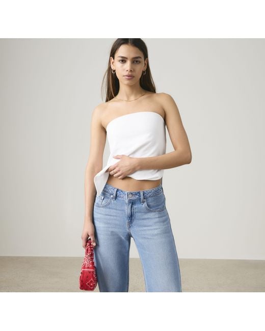 Levi's Blue Low Loose Lightweight Jeans