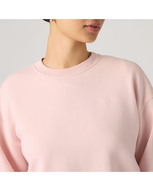 Levi's Pink Everyday Crewneck Sweatshirt
