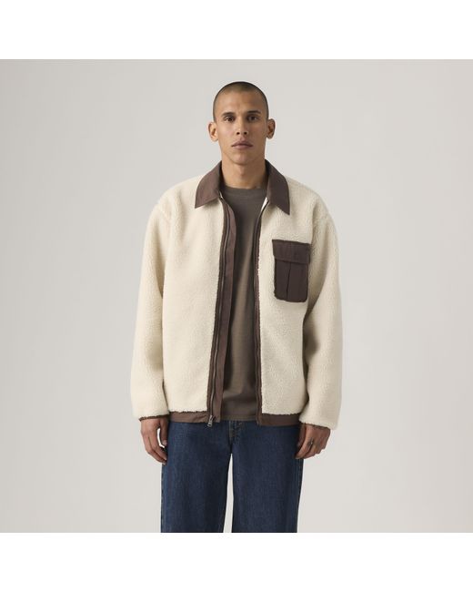 Levi's Natural Joonie Sherpa Jacket for men