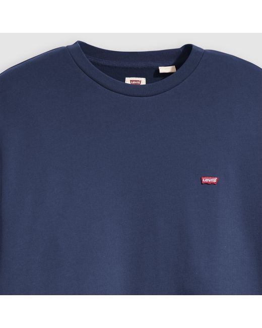 Levi's Original Housemark Sweatshirt (Big & Tall) in het Blue voor heren