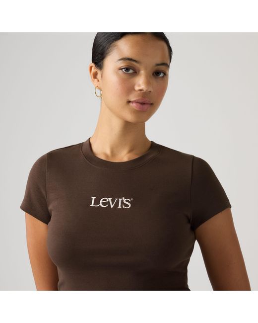 Levi's Black Graphic Essential Baby Tee