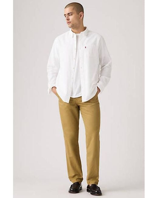 Levi's Black Xx Chino Authentic Relaxed Trousers for men